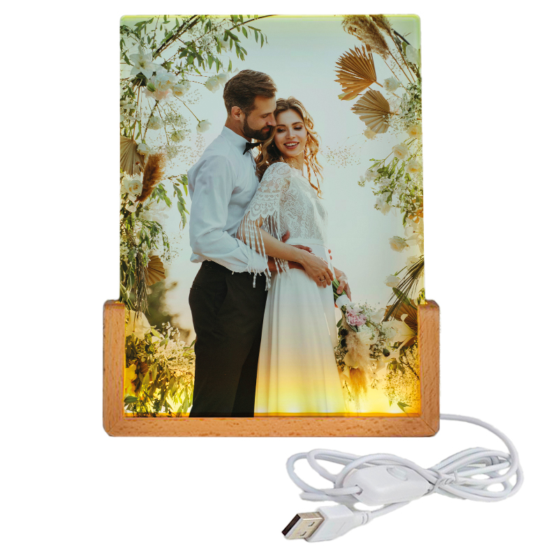 Pannello in Vetro Temperato con Base LED – Personalizzato